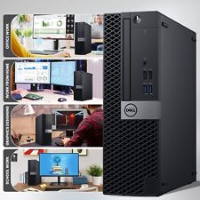 Dell Desktop Computer - Intel i5 6500, 32GB RAM, 512GB SSD + 2TB HDD, WiFi, Win10