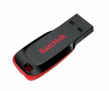 SanDisk Cruzer Blade USB Flash Drives - 16GB, 32GB, 64GB, 128GB
