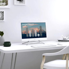 HP 22" All-In-One Desktop Computer with Pentium Silver, 3.2GHz, 8GB RAM, 128GB SSD, Windows 11