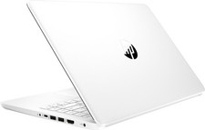 HP 14-inch Laptop with Intel Celeron, 4GB RAM, 64GB eMMC - Snowflake White