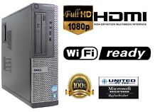 Dell Desktop PC with Dual 22" Monitors, Core i3, 16GB RAM, 2TB HDD