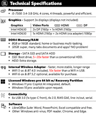 Dell i5-7500 Windows 11 Pro Desktop Computer with SSD, WiFi, Bluetooth