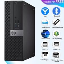 Dell High-Performance Desktop PC with i7 6th Gen, 8TB SSD, WiFi