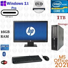 HP Desktop Computer with Windows 11, i5 Processor, 16GB RAM, 1TB HDD