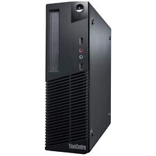 Lenovo i5 Desktop PC with 16GB RAM, 256GB SSD, Dual 22in LCD, Windows 10 Pro
