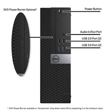Dell High-Performance Desktop PC with i7 Processor, 64GB RAM, 4TB SSD