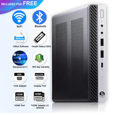 HP Mini Desktop Computer PC i7, 32GB RAM, 1TB M.2 SSD, Windows 11/10, WiFi