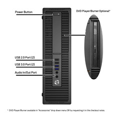 HP Elite Desktop Computer with i7 Processor, 64GB RAM, 4TB SSD