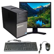 Dell Desktop Computer Tower with 16GB RAM, 1TB Storage, 22in LCD, Windows 10 Pro