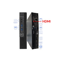 Dell 3070 Micro PC with Intel i5 9th Gen, Up to 32GB RAM, 2TB M.2 NVMe, Windows 10/11