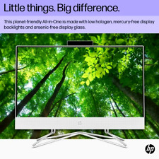 HP 22" All-In-One Desktop Computer with Pentium Silver, 3.2GHz, 8GB RAM, 128GB SSD, Windows 11