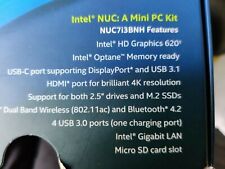 Intel NUC7i3BNH Mini PC with i3-7100U, 8GB RAM, 120GB SSD