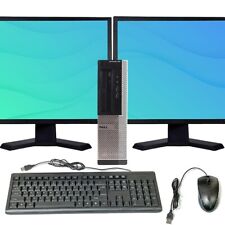 Dell i5 SFF Desktop PC with Up to 16GB RAM, 2TB Storage, 24in Monitor, Windows 10 Pro