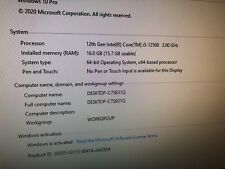 Lenovo M90Q Gen 3 Core i5 12th Gen 16GB RAM 256GB M.2 SSD Windows 10 Pro Desktop