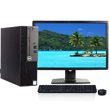 Dell Inspiron Desktop Computer with Intel i5, 16GB RAM, 2TB Storage, Wi-Fi, Windows 10 Pro & 24" LCD