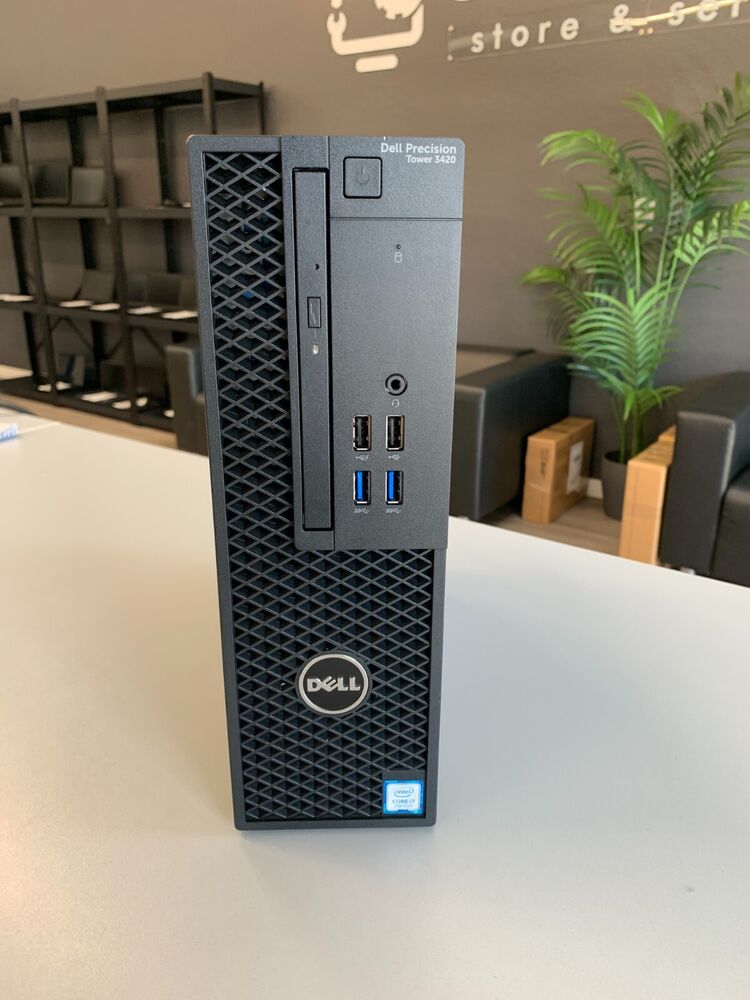Dell Precision 3420 SFF Workstation - Intel Core i7-7700, 32GB RAM, 500GB SSD, Wi-Fi, Windows 11 Pro