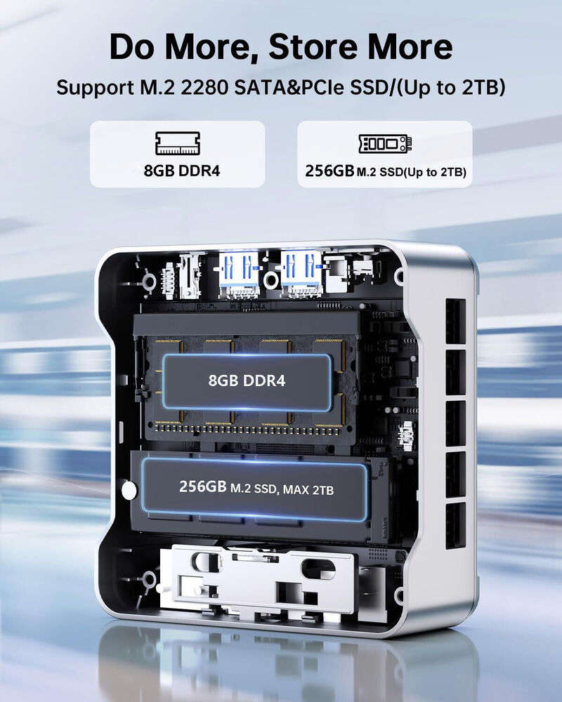 ACE 4K UHD Mini PC with Intel N97, 8GB RAM, 256GB SSD