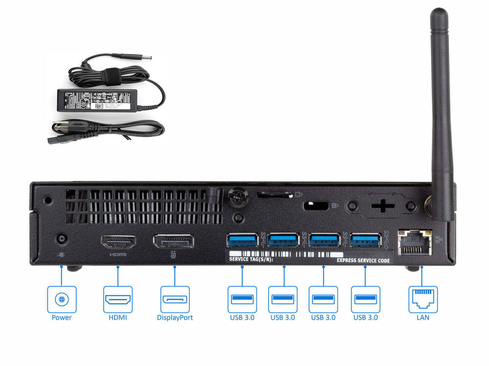 Dell OptiPlex 7050 Micro Tower PC with i5-7500T, 32GB RAM, Dual 2TB SSDs