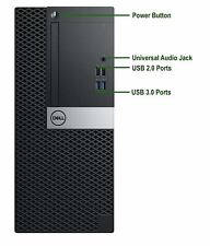Dell OptiPlex 6th Gen Core i5 Desktop PC with 16GB RAM, 256GB NVMe SSD, WiFi, Windows 10 Pro