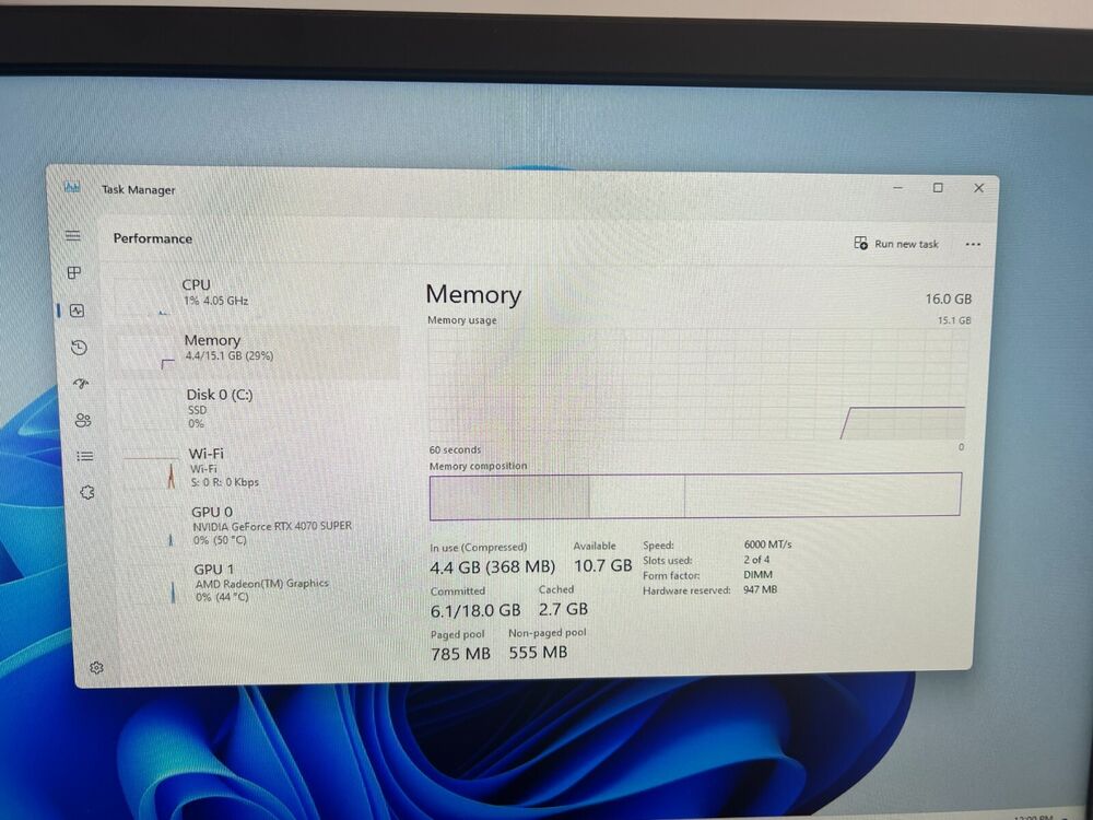 Skytech Gaming PC - AMD Ryzen 7 7700, 3.8GHz, 16GB DDR5 RAM, 1TB SSD, RTX4070 Super