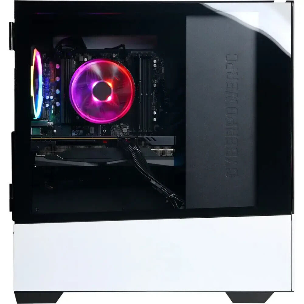 CyberPowerPC Gaming Desktop with AMD Ryzen 5 7600, 16GB RAM, RTX 3060, 500GB SSD