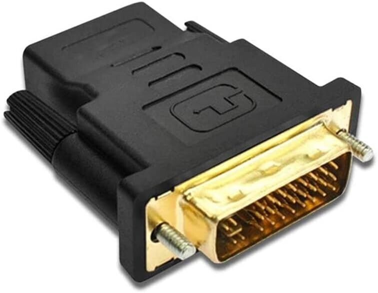 2-Pack DVI-D to HDMI Adapter for Enhanced Display Connectivity
