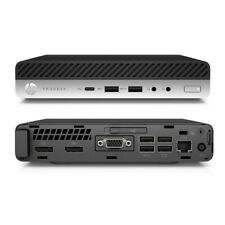 HP ProDesk 600 G3 Mini Desktop PC with i5 6th Gen, 256GB SSD, 8GB RAM, Windows 11 Pro