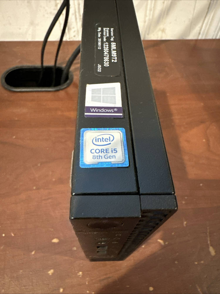 Dell Optiplex 3060 Micro Tower PC with Intel i5-8500T, 16GB RAM, 256GB SSD