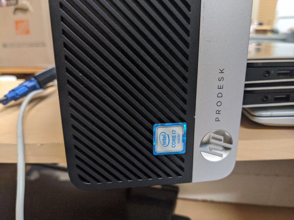 HP ProDesk 400 G4 SFF Desktop PC with Intel i7-6700, 16GB RAM, 256GB SSD and Windows 11 Pro