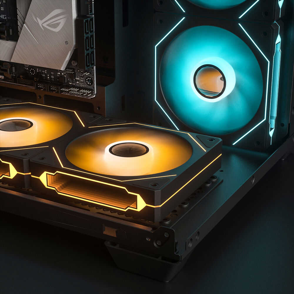 DARKROCK F120 3-in-1 120mm Infinite Mirror Design Cooling Fan