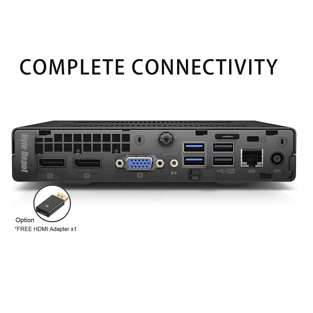 HP Micro Desktop Computer PC i5, 32GB RAM, 1TB SSD, Windows 10/11 WiFi