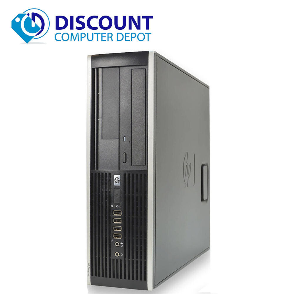HP Elite/Pro Desktop Computer with Dual 19" LCDs