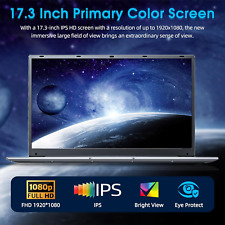 SGIN 17.3" FHD Laptop Notebook with Intel i3, 4GB RAM, 128GB SSD