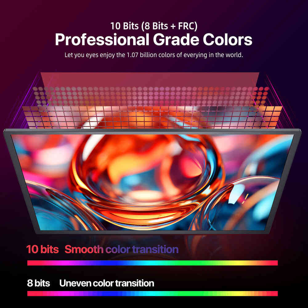 4K Portable Gaming Monitor - UPERFECT 18.4" 3840x2160 Display with HDMI & USB-C