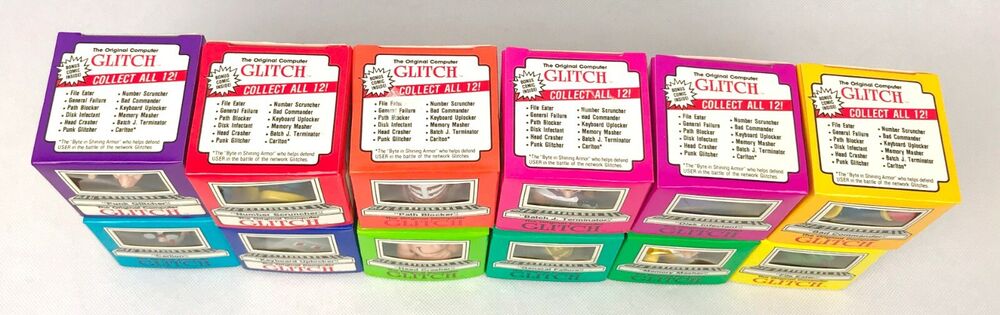 Vintage 1989 GLITCH 2" Figures Collection