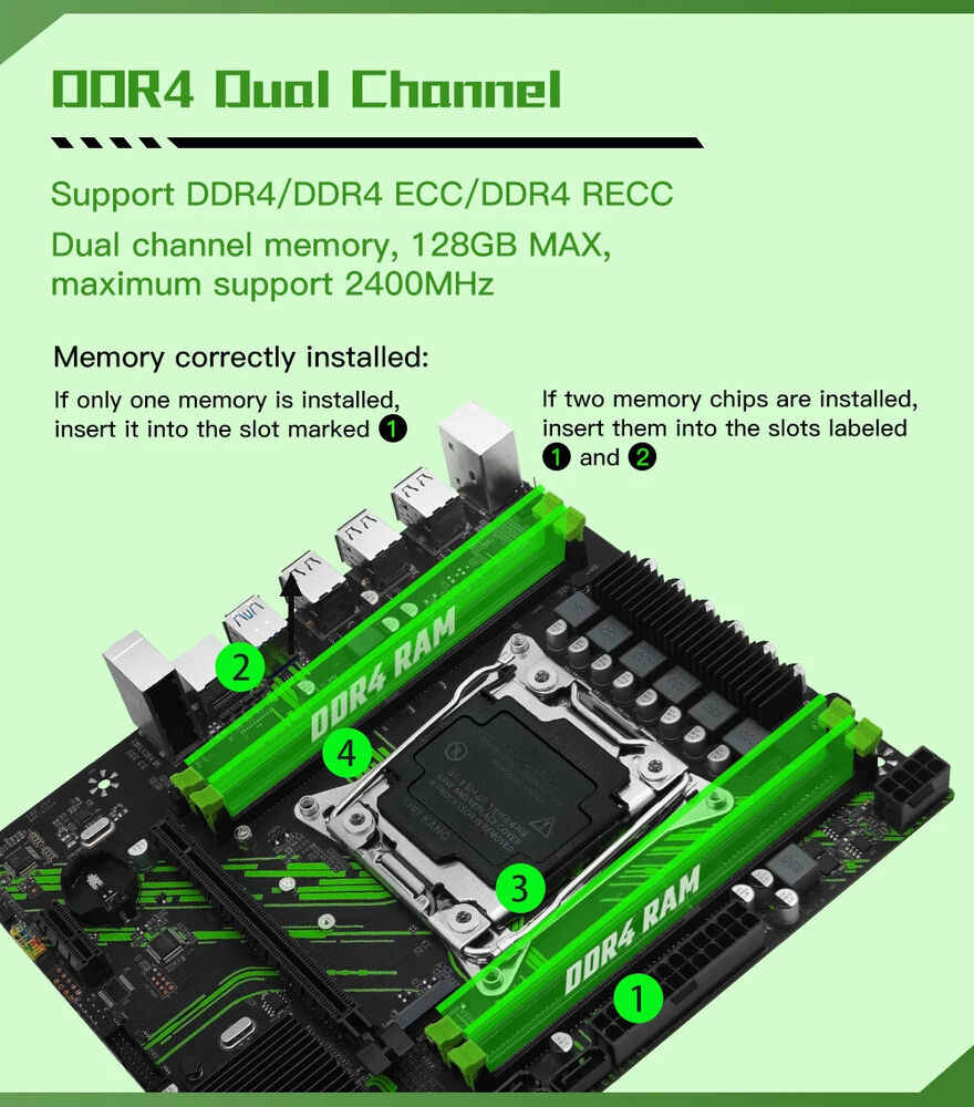 X99 Motherboard Kit with Intel Xeon E5 2680 V3 CPU, 16GB DDR4 RAM