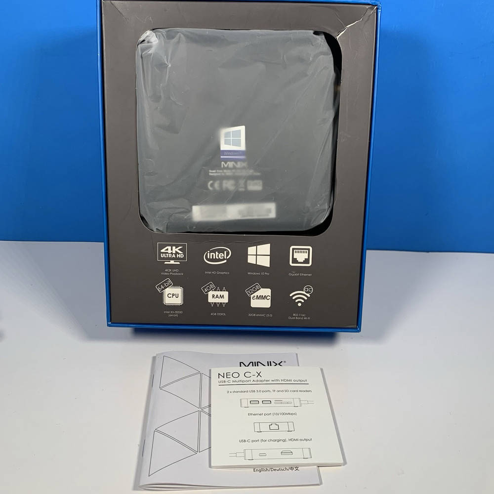 MINIX Neo Z83-4 Pro Mini PC with Intel Atom x5-Z8350, 4GB RAM, 32GB eMMC