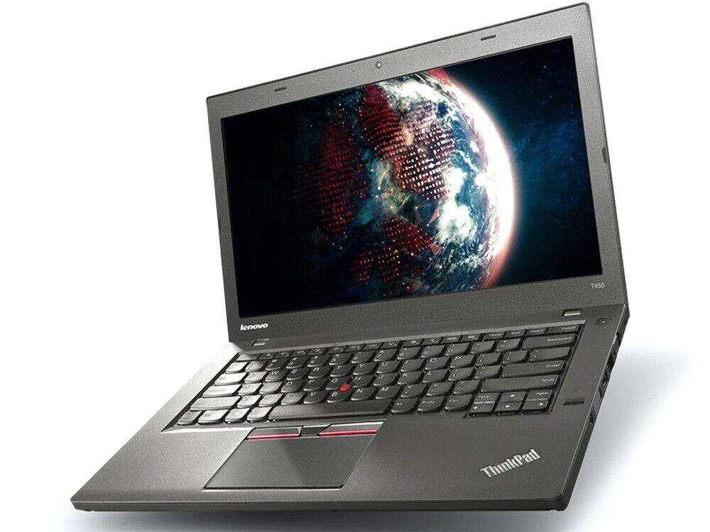 Lenovo ThinkPad T450 Laptop - 14" HD, Core i5, 8GB RAM, 256GB SSD, Windows 10