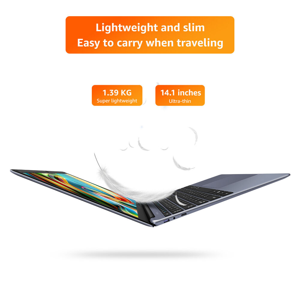 CHUWI 14.1" Laptop - Intel Celeron 2.8GHz, 8GB RAM, 256GB SSD, HDMI - Gray