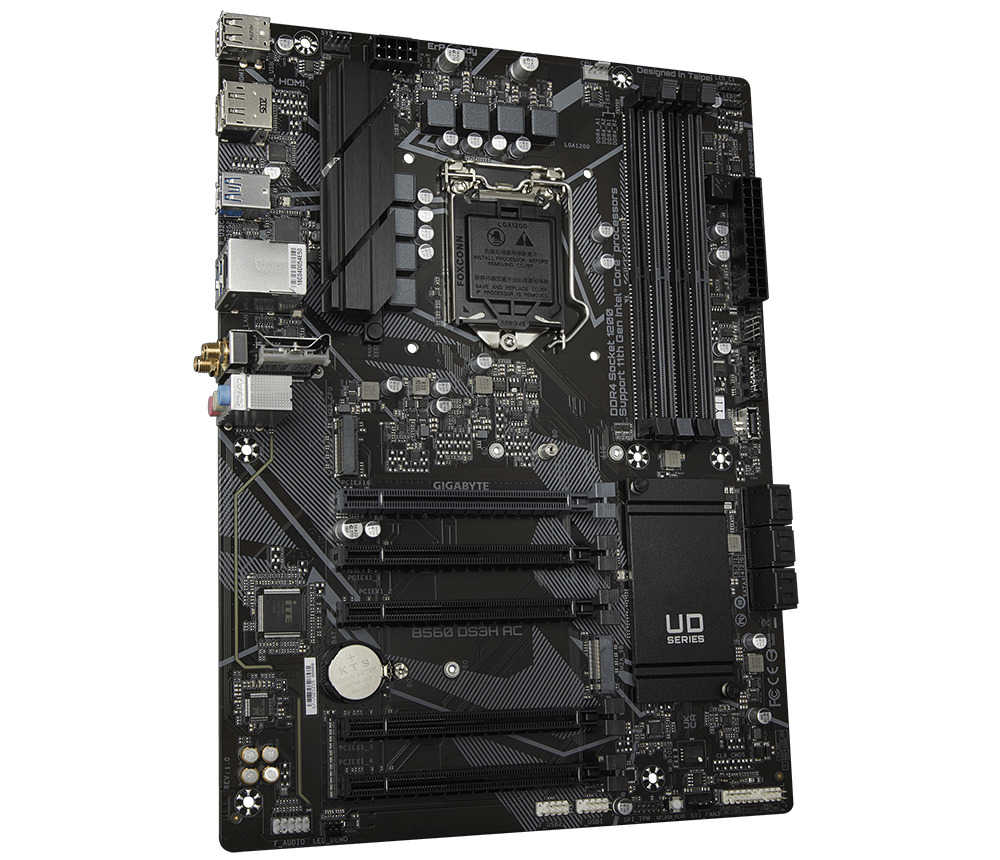 Gigabyte B560 DS3H AC ATX Motherboard for Intel LGA 1200 CPUs