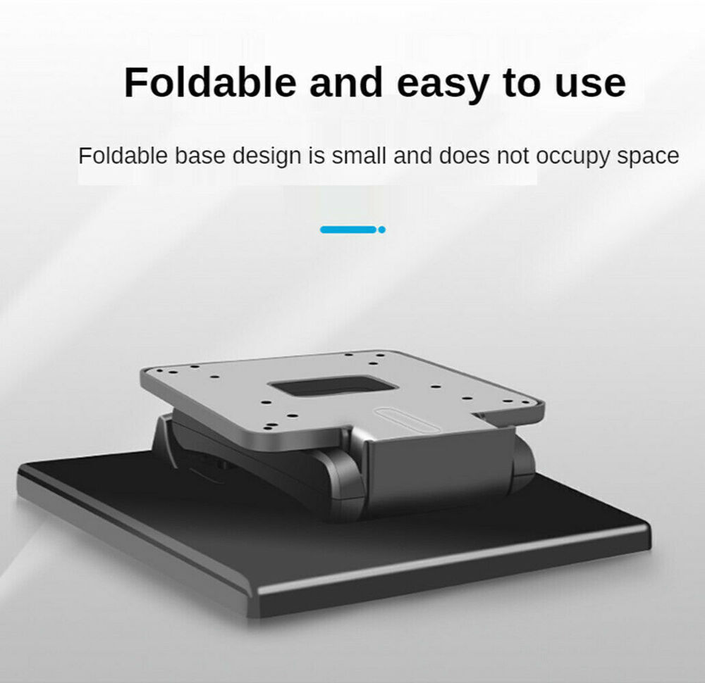 Adjustable Tilt Mount Monitor Stand for 10-27 Inch LCD Displays