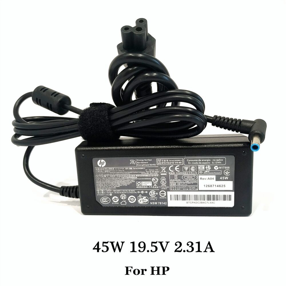 HP 45W Blue Tip Laptop Charger | 19.5V Power Supply