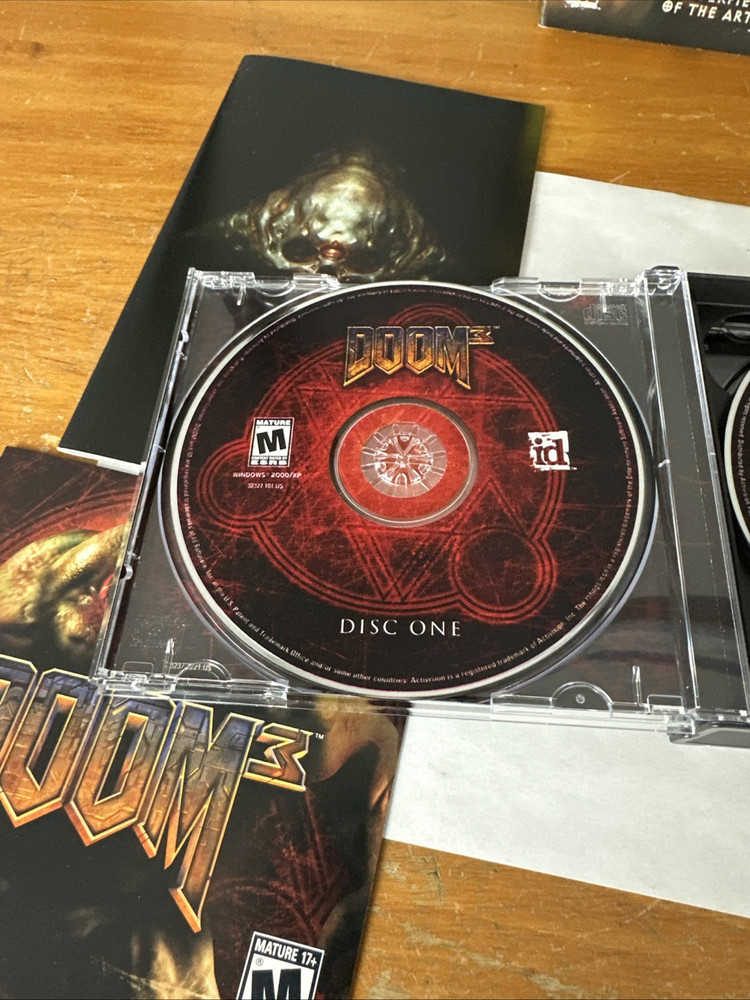 Doom 3 Big Box PC Game - Complete Three Disc Set, 2004