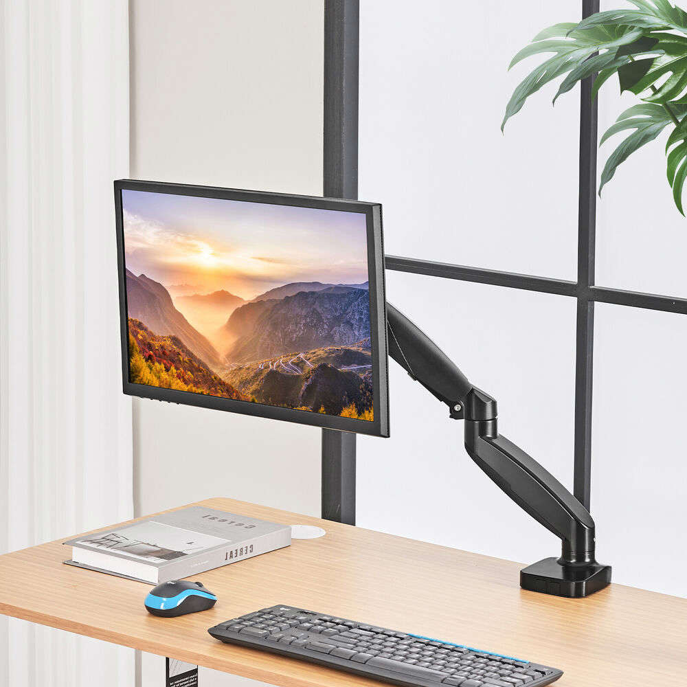 Adjustable Gas Spring Desk Stand for 15-27 Inch Monitors