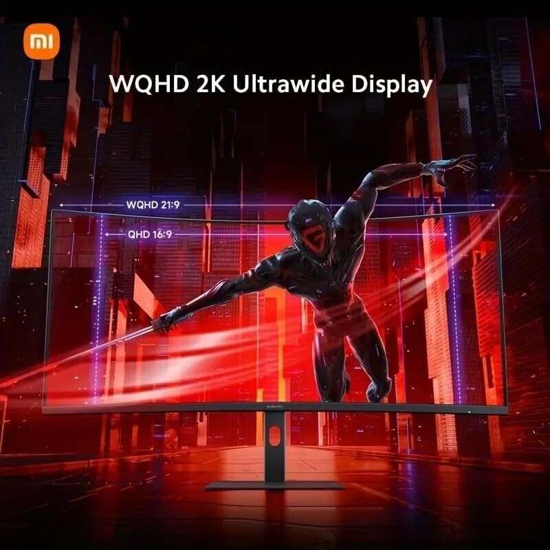 Xiaomi 34" Curved Gaming Monitor with 180Hz Refresh Rate