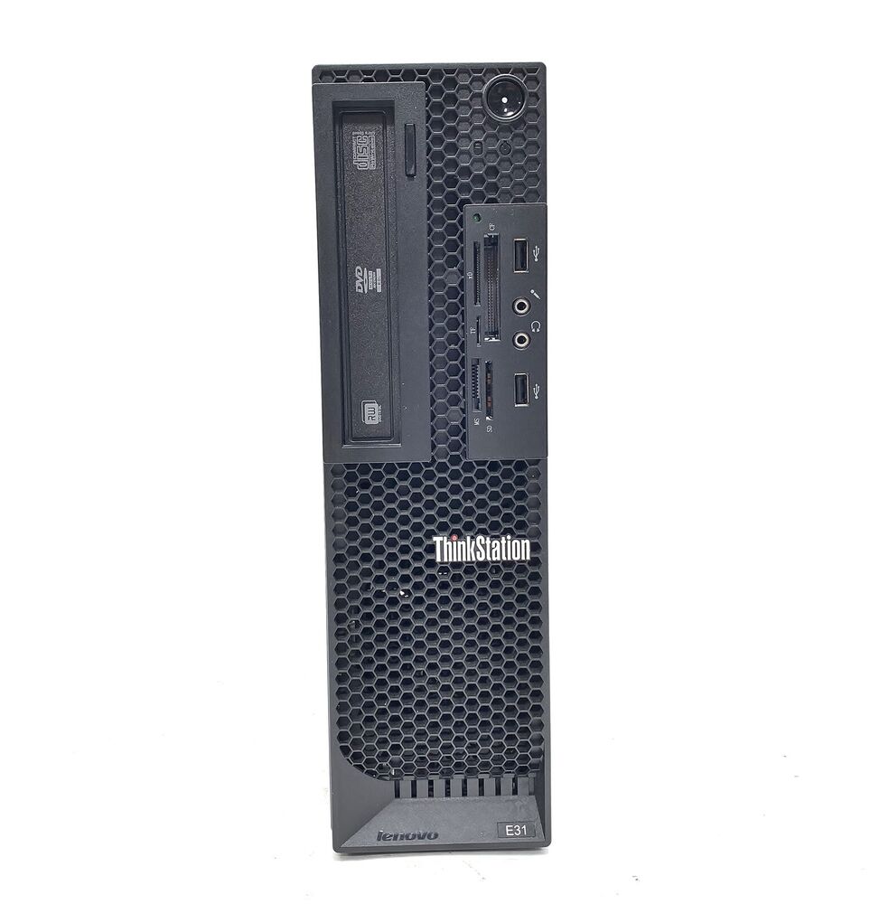 Lenovo ThinkStation E31 SFF Desktop PC with Intel i7-3770, 16GB RAM, 128GB SSD