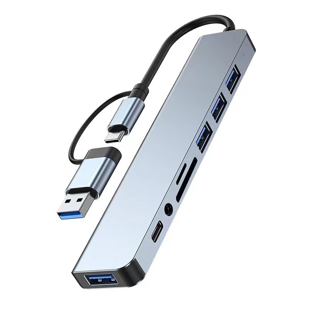 7/8-Port USB C Hub with 5Gbps Speed for Enhanced Connectivity