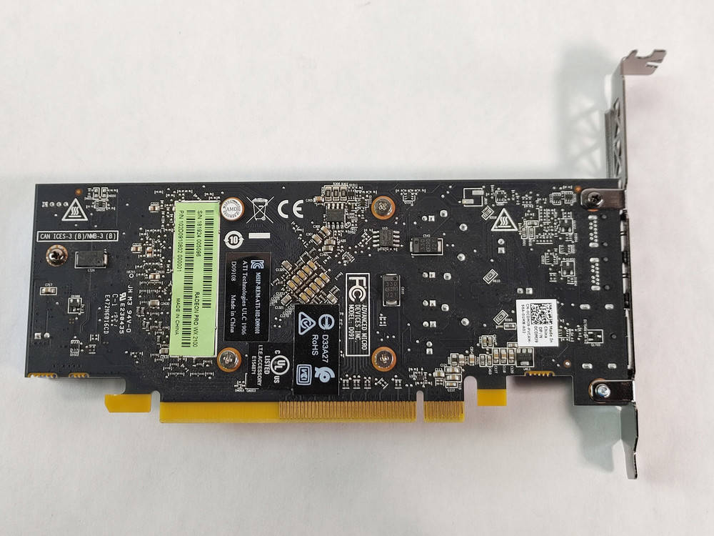 AMD Radeon Pro WX 2100 Graphics Card - 2GB GDDR5, PCIe 3.0 x16