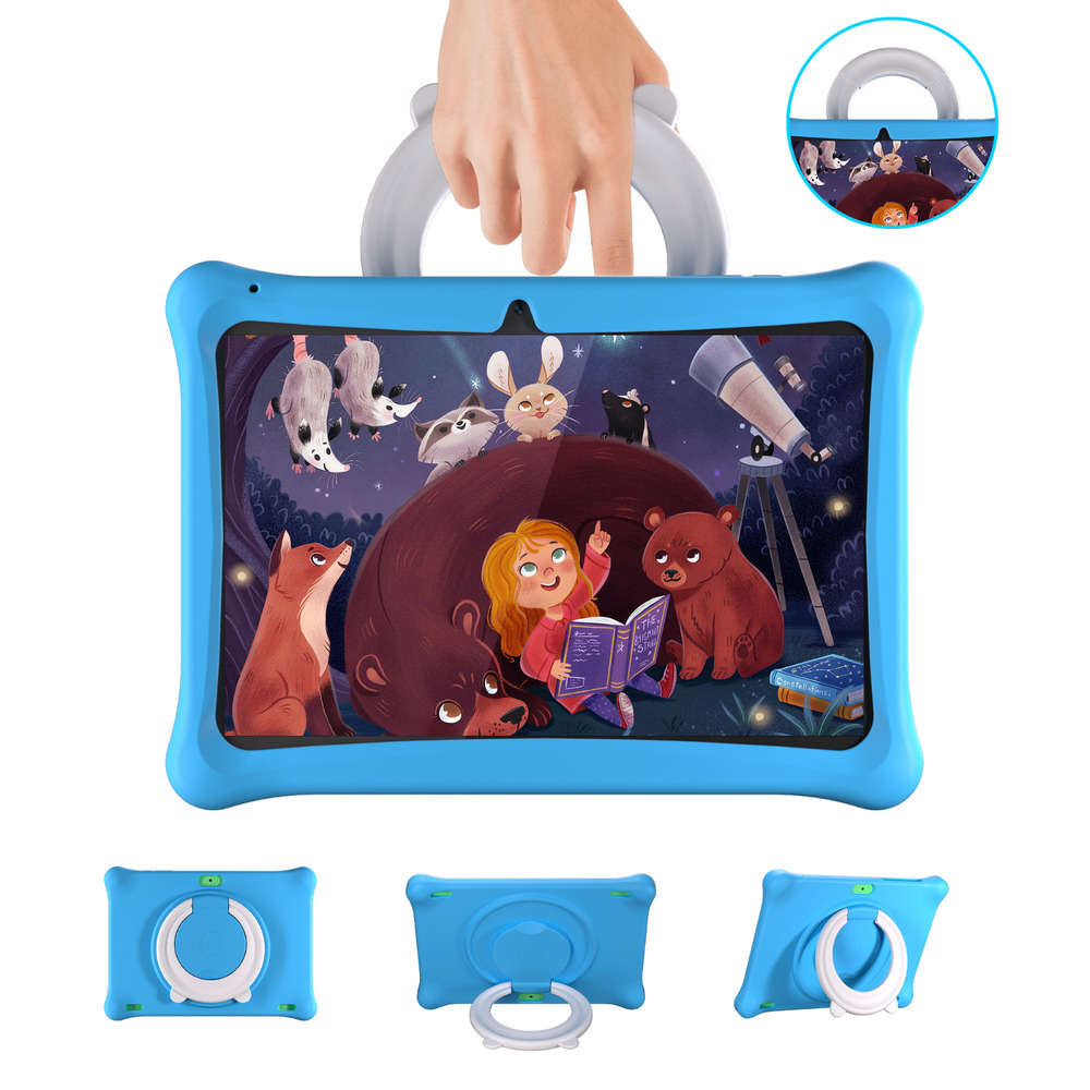 10.1" Android 12 Tablet with HD Display, Dual Cameras, and 32GB-128GB Storage