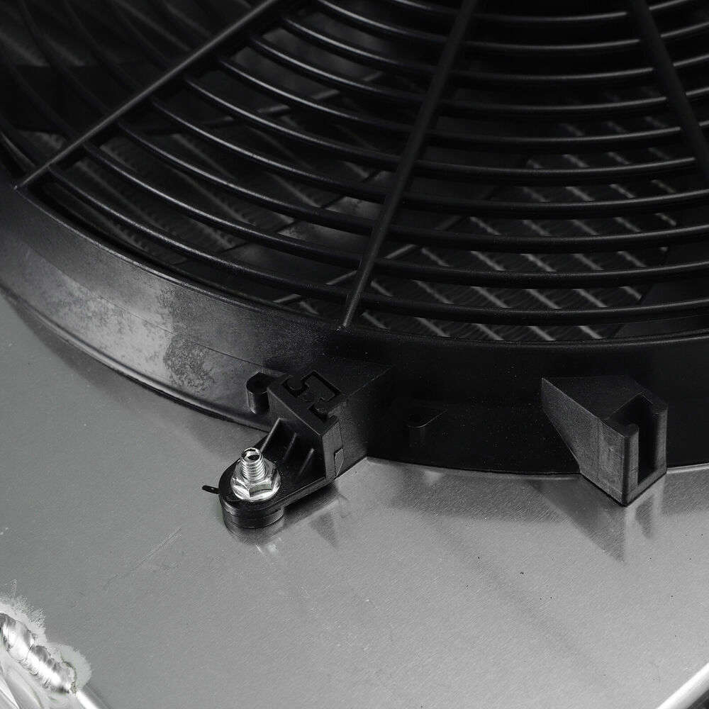 Aluminum 3-Row Cooling Radiator with Fan Shroud for 1955-1957 Chevy V8 Bel Air